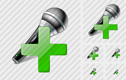 Microphone Add Icon Microphone Add Icon