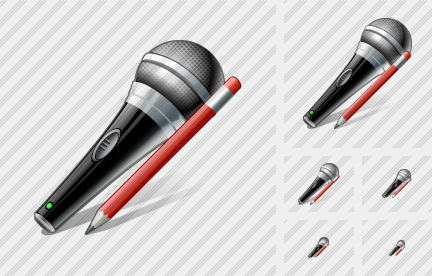Microphone Edit Icon Microphone Edit Icon