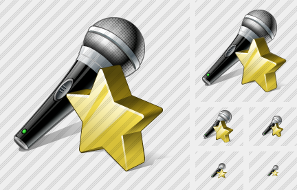 Microphone Favorite Icon Microphone Favorite Icon