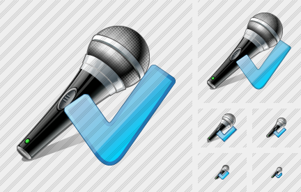 Microphone Ok Icon Microphone Ok Icon