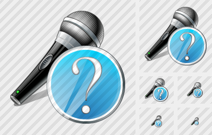 Microphone Question Icon Microphone Question Icon