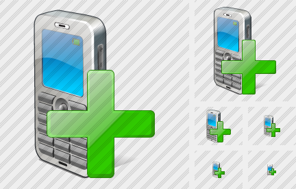 Иконка Сотовый телефон Добавить