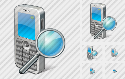 Icona Cellulare Cerca Icona Cellulare Cerca