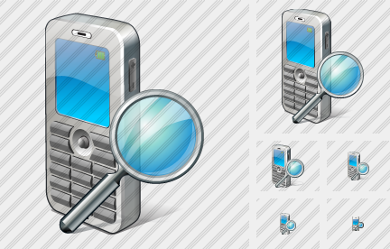Mobile Phone Search Symbol