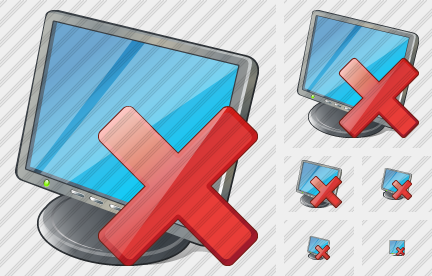 Icono Monitor Delete