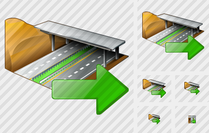 Motorway Export Icon Motorway Export Icon