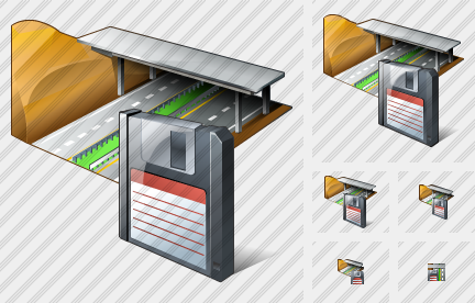 Motorway Save Icon