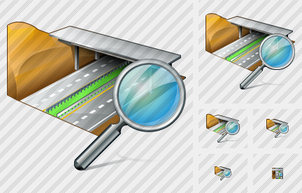 Motorway Search Icon Motorway Search Icon