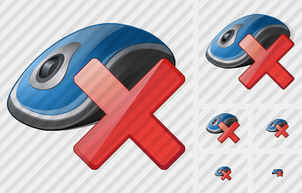Mouse Delete Icon Mouse Delete Icon