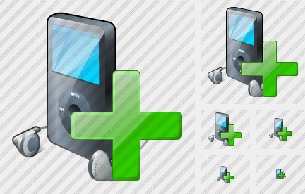 MP3 Player Add Icon MP3 Player Add Icon