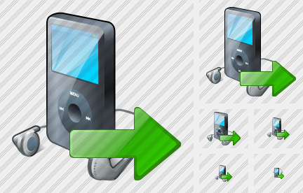 MP3 Player Export Icon MP3 Player Export Icon