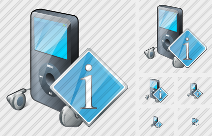 MP3 Player Info Icon