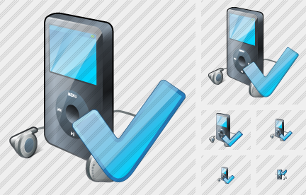 MP3 Player Ok Icon MP3 Player Ok Icon