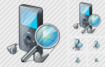 MP3 Player Search Icon MP3 Player Search Icon