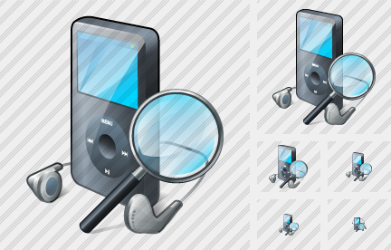 MP3 Player Search 2 Symbol