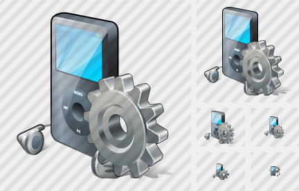 Icône MP3 Player Settings