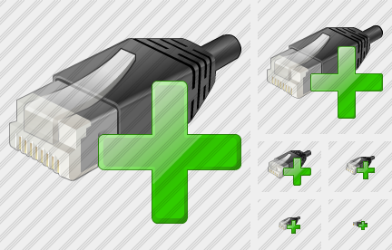 Icona Connessione di Rete Aggiungi