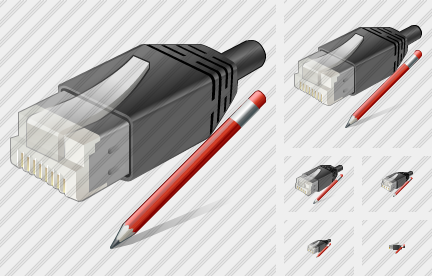 Icono Network Connection Edit