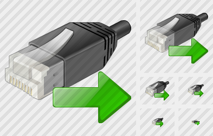 Icono Network Connection Export