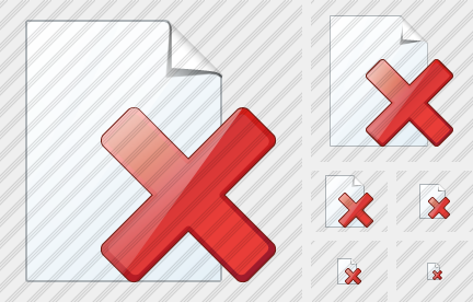 New Document Delete Icon New Document Delete Icon