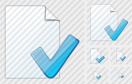 New Document Ok Icon New Document Ok Icon