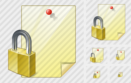 Icono Note Locked