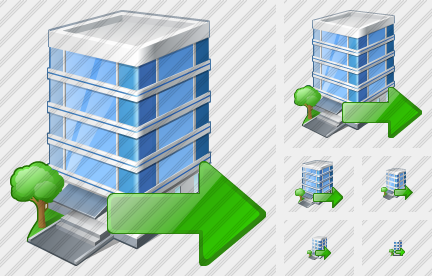 Office Building Export Icon