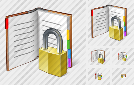 Organizer Locked Symbol