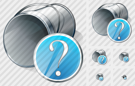Paint Bucket Question Icon