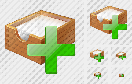 Icono Paper Box Add Icono Paper Box Add