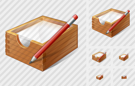 Paper Box Edit Icon