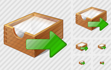 Icono Paper Box Export Icono Paper Box Export