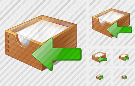 Icono Paper Box Import Icono Paper Box Import