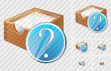 Icono Paper Box Question Icono Paper Box Question