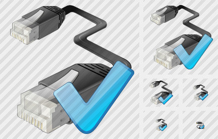 Patchcord Ok Symbol