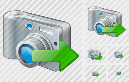 Photocamera Export Icon