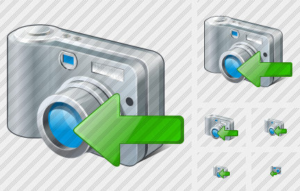 Photocamera Import Symbol