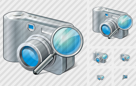 Icona Fotocamera Cerca Icona Fotocamera Cerca