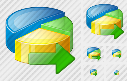 Icono Pie Chart Export