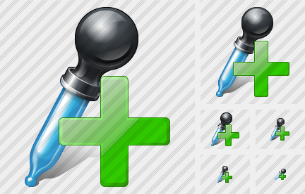 Pipette Add Icon Pipette Add Icon