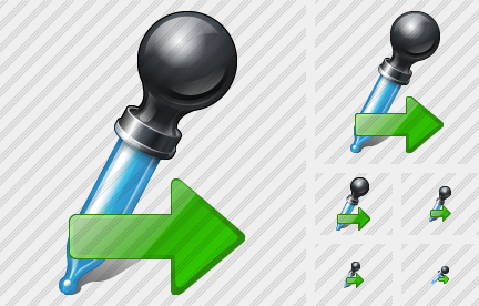 Icône Pipette Export