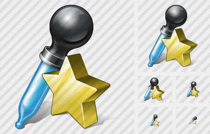 Pipette Favorite Icon Pipette Favorite Icon