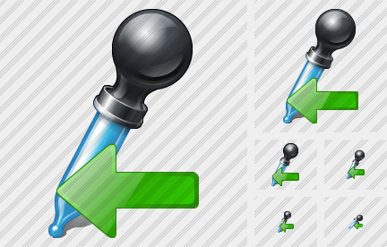 Pipette Import Icon Pipette Import Icon