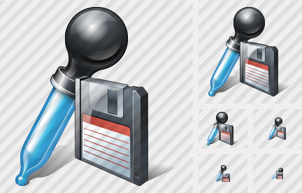 Pipette Save Symbol