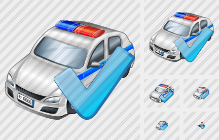 Police Car Ok Icon