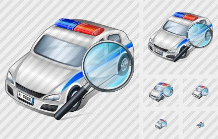 Police Car Search 2 Symbol