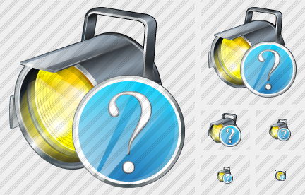 Projector Question Icon Projector Question Icon