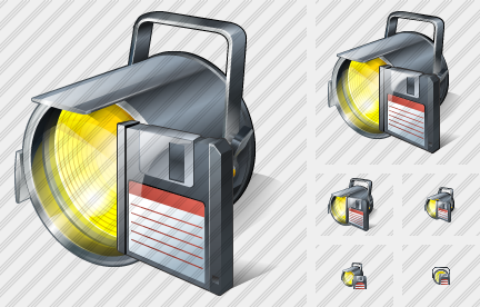 Projector Save Icon Projector Save Icon