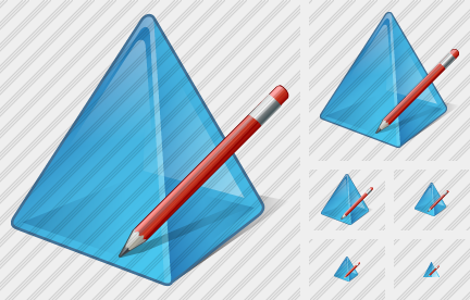 Pyramid Edit Icon Pyramid Edit Icon