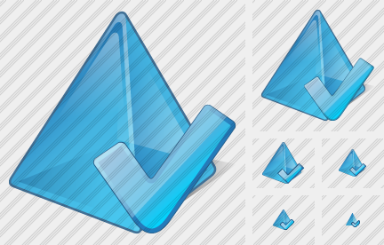 Pyramid Ok Icon Pyramid Ok Icon